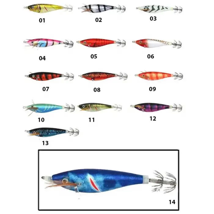 Captain 3015 Kalamar Zokası 7cm Toto Zogga Squid 14