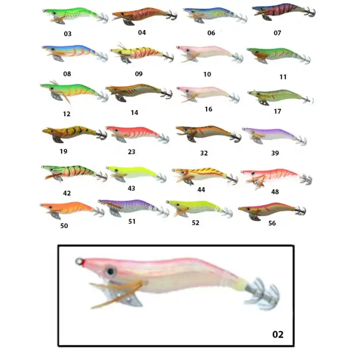 Captain 3017 Kalamar Zokası 10cm Wanted UV Squid Size 2.5 02