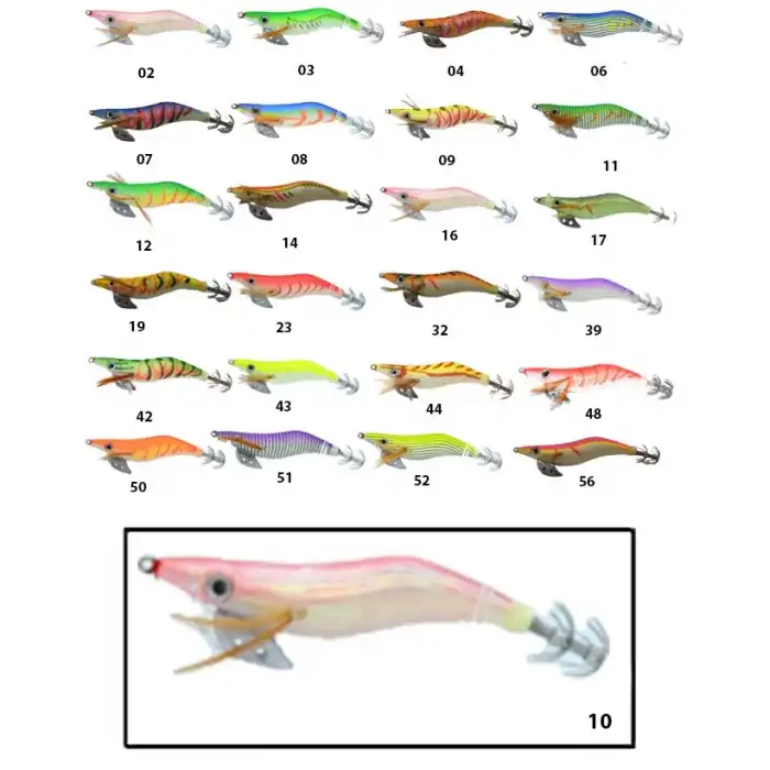 Captain 3017 Kalamar Zokası 10cm Wanted UV Squid Size 2.5  10
