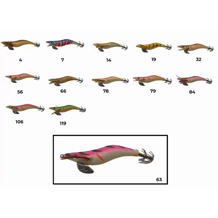 Captain 3017 Kalamar Zokası 10cm Wanted UV Squid Size 2.5  63