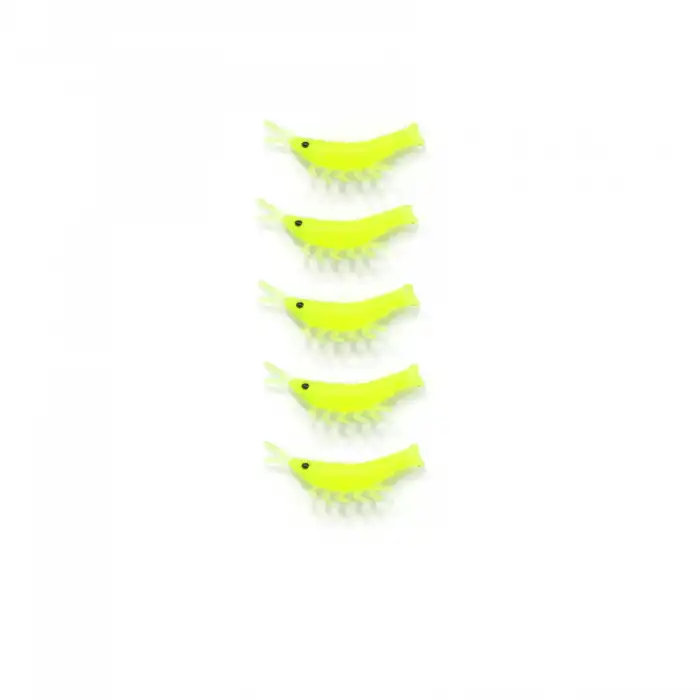 Captain 3051 Silikon Karides 3.5cm Suni Yem 5li Paket 001