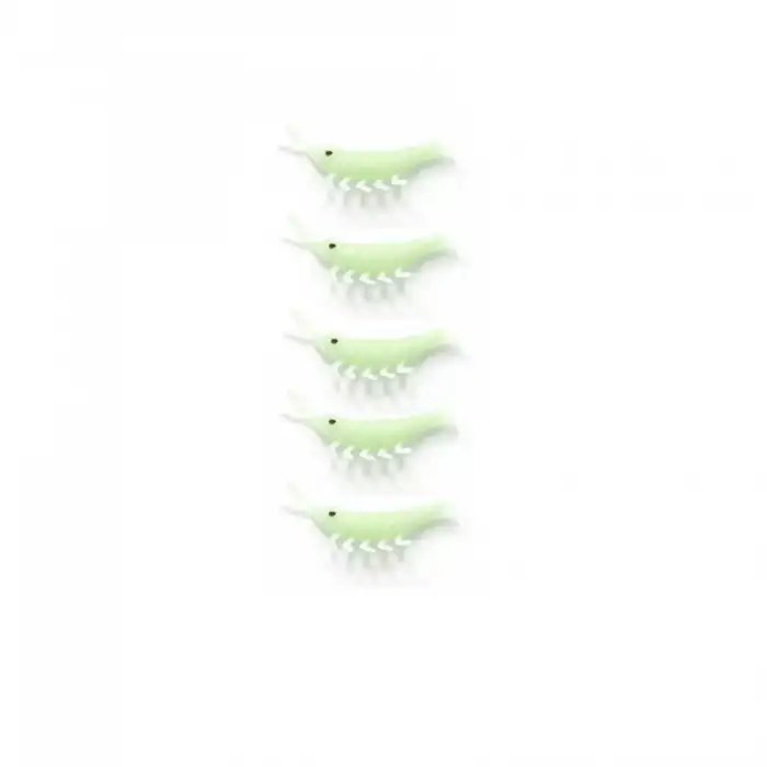 Captain 3051 Silikon Karides 3.5cm Suni Yem 5li Paket 004