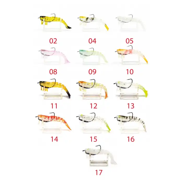 Captain 3064 Silikon Karides 3D 8.5 cm Suni Yem 8gr 02