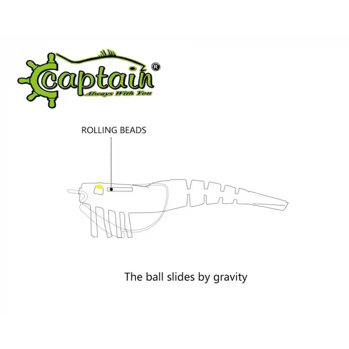 CAPTAİN 3064 SİLİKON KARİDES 3D 8.5 CM SUNİ YEM 8GR 13