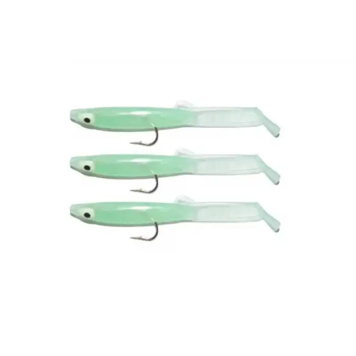 Captain 3525 Eel Fish 7.5cm Silikon Zargana Suni Yem 3lü Paket E11 Green