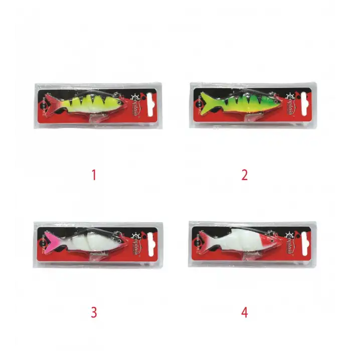 Captain 3539 Crafity Soft 10cm Turna Silikonu Suni Balık 1