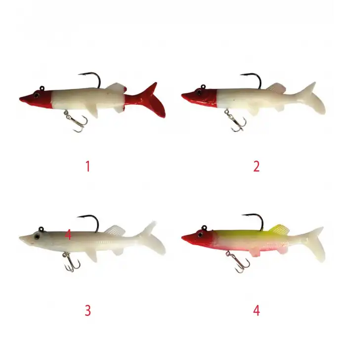 Captain 3552 Bobo Pike Soft 10cm Turna Silikonu Suni Balık 1