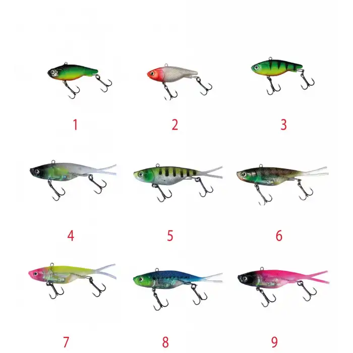 Captain 3556 Baby Soft Wibration 6cm Levrek Silikonu Suni Balık 2