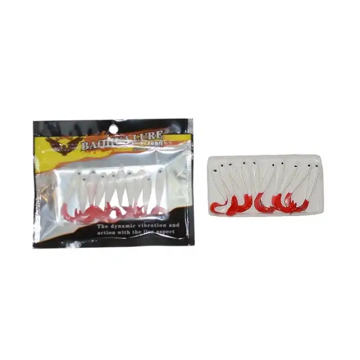 Captain 3558 Hyper Soft 4.5cm Levrek Silikonu 10lu Paket Suni Yem 2