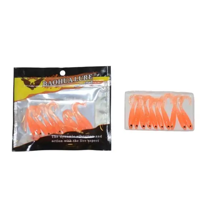 Captain 3558 Hyper Soft 4.5cm Levrek Silikonu 10lu Paket Suni Yem 3