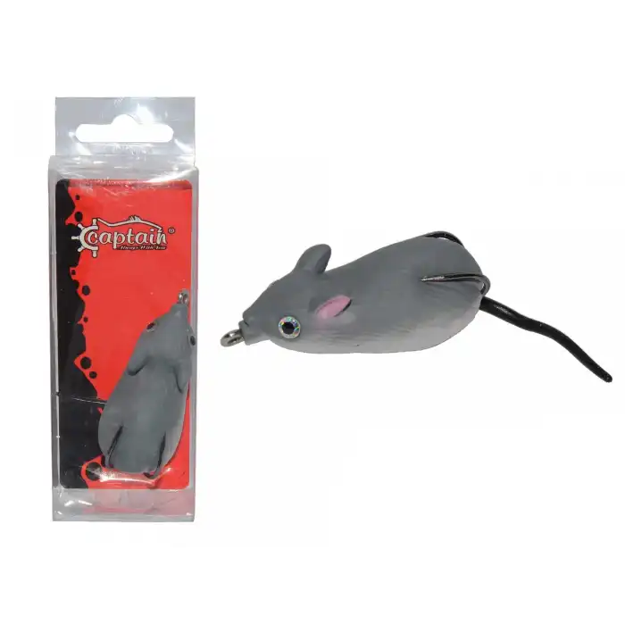 Captain 3574 Actual Mause 6cm Silikon Fare Suni Yem