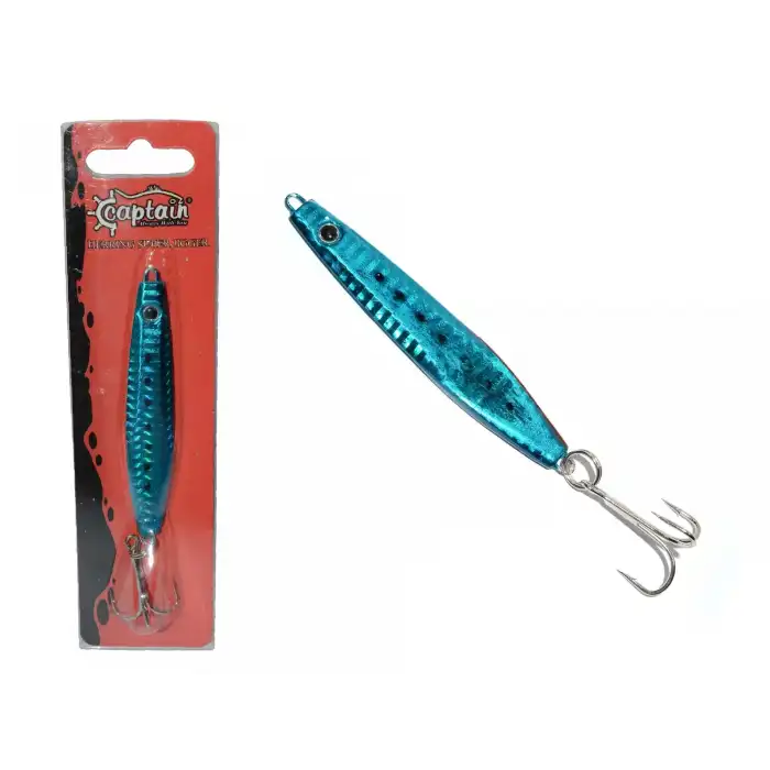 Captain 3622 Herring Süper Jigger 60gr Light Jig Suni Yem BlueSilver