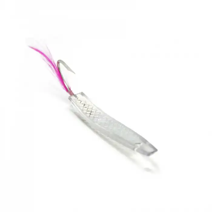 Captain 3626 Feather Jig 7.5cm Silikon Suni Yem 2li Paket Transparan