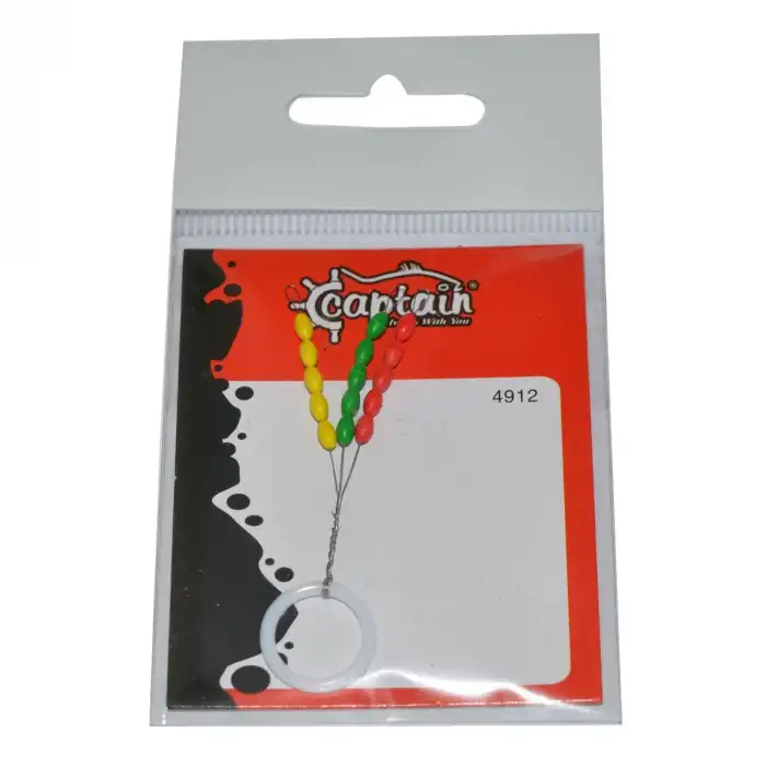 Captain 4912 Stoper 3x5li Paket Renkli Silikon Stopper S
