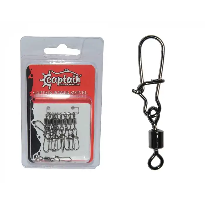 Captain 5029 Kilitli Klips Fast 10lu Paket Black Nikel 4