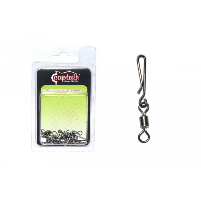Captain 5128 Speed Maket Klipsi 10lu Paket Black Nikel 4