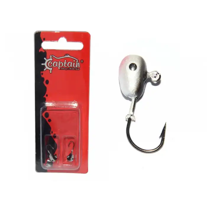 Captain 6444 Jig Head Pug Pug 1.7gr Micro LRF Jig Head 2li Set Naturel