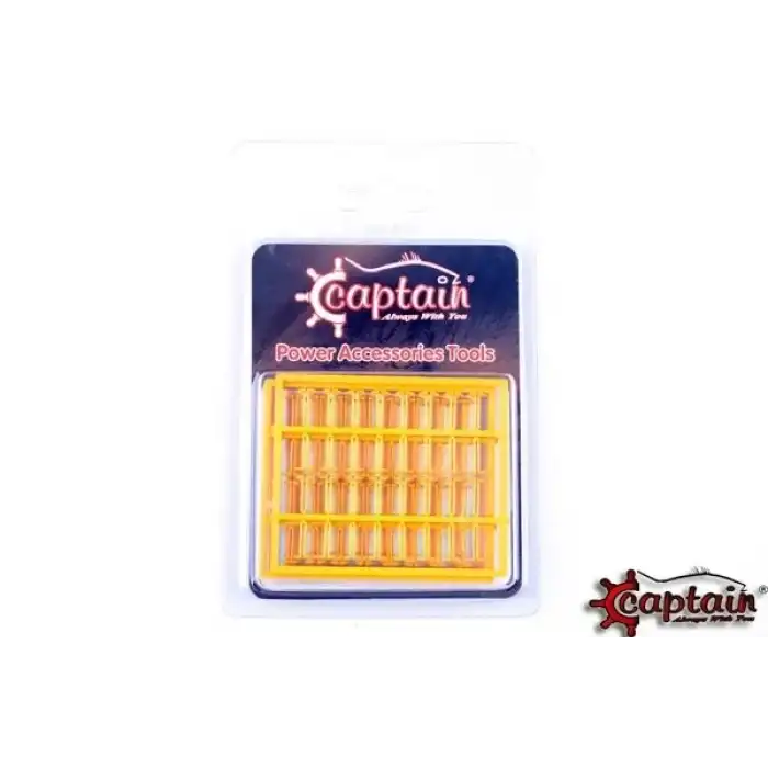 Captain 7625 Boili Stoperi 64lü Set Sarı