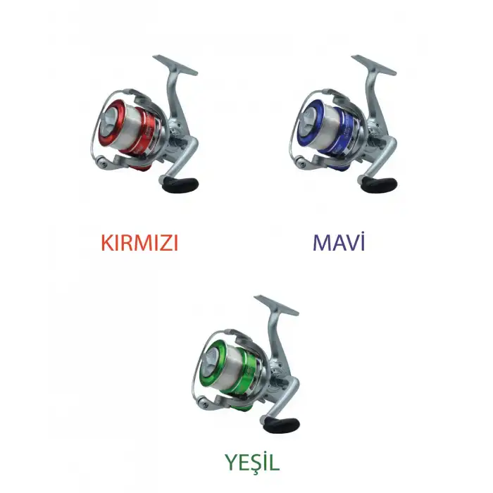 Captain Fishmax 4000 Spin Makine 3+1 BB Misinalı Yeşil