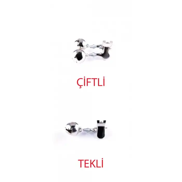 Captain Olta Zili Metal Kıskaçlı 16mm Kamış Zili Tekli