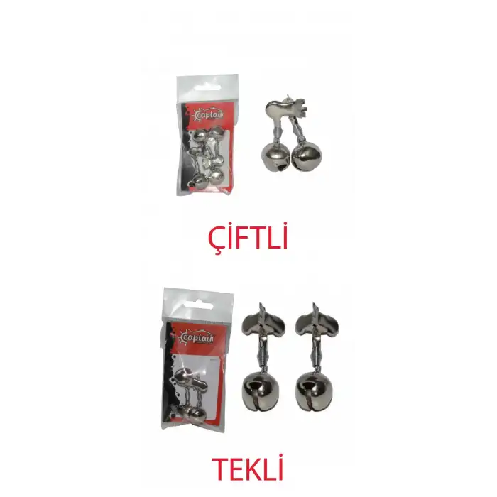 Captain Olta Zili Metal Kıskaçlı Pakette 2 Adet 18mm Tekli