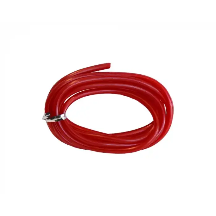 Captain Silikon Hortum Tube 2mt Kırmızı 3 mm
