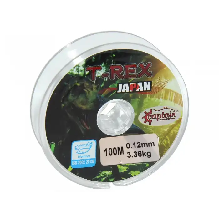 Captain TRex 100mt Monofilament Misina Beyaz 0.12 mm