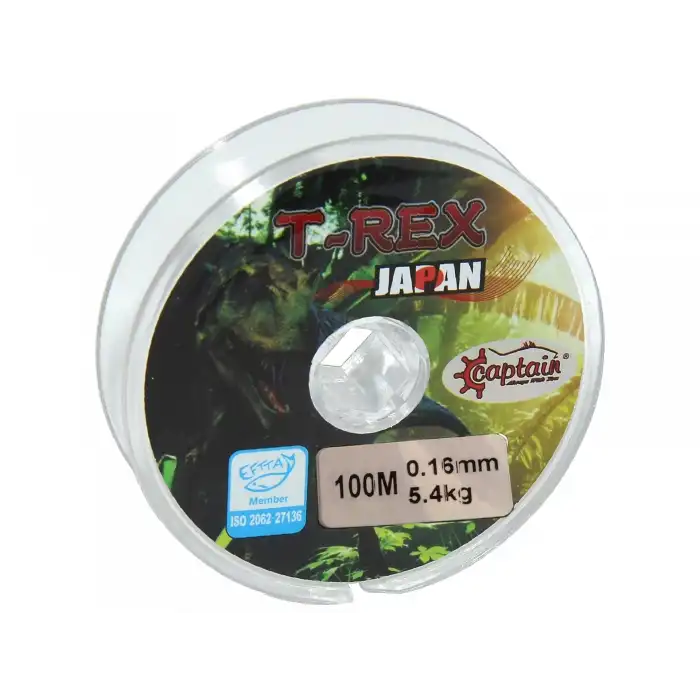 Captain TRex 100mt Monofilament Misina Beyaz 0.16 mm