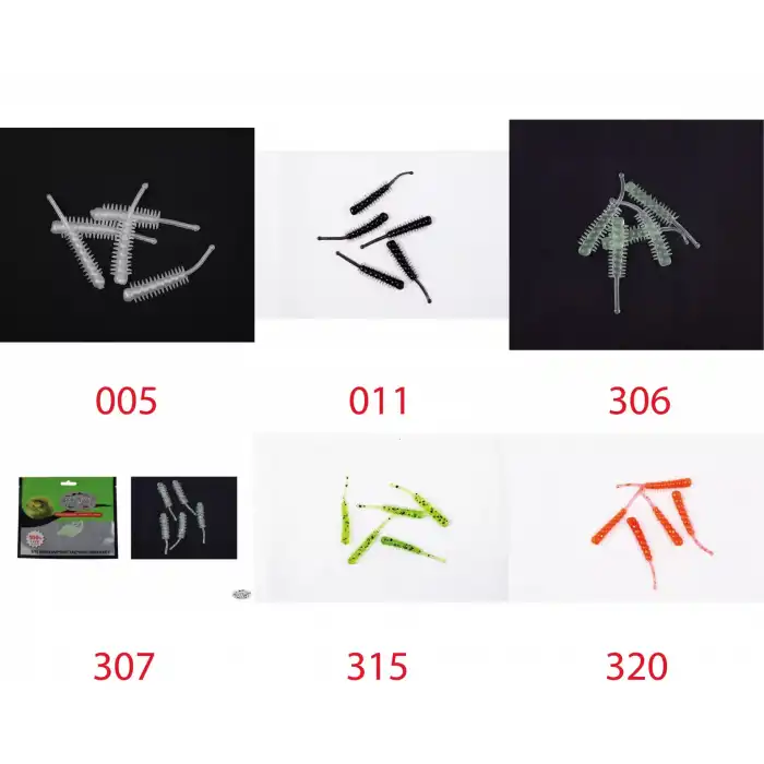 Mutant 3062 Forty Foot 3.5cm LRF Silikon Suni Yem 5li Paket 307