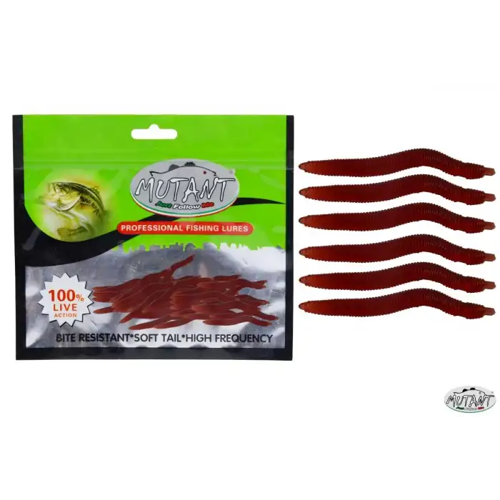 Mutant 3510 Ozmo Solucan 4cm Silikon Suni Yem 30lu Paket 01