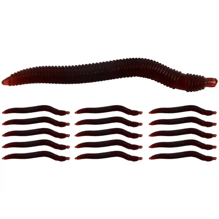 Mutant 3510 Ozmo Solucan 4cm Silikon Suni Yem 30lu Paket 02