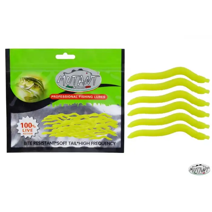 Mutant 3510 Ozmo Solucan 4cm Silikon Suni Yem 30lu Paket 06