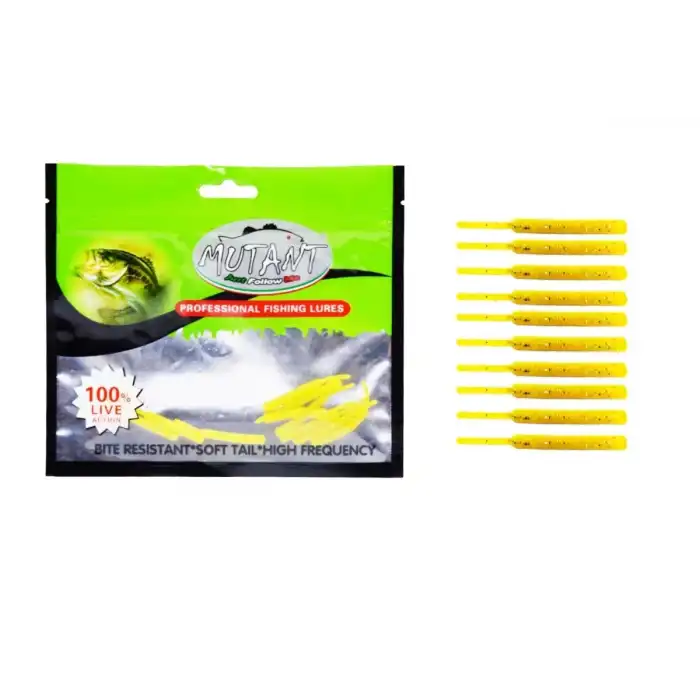 Mutant 3513 Serpentine 5cm Aromalı LRF Silikon Suni Yem 10lu Paket 314