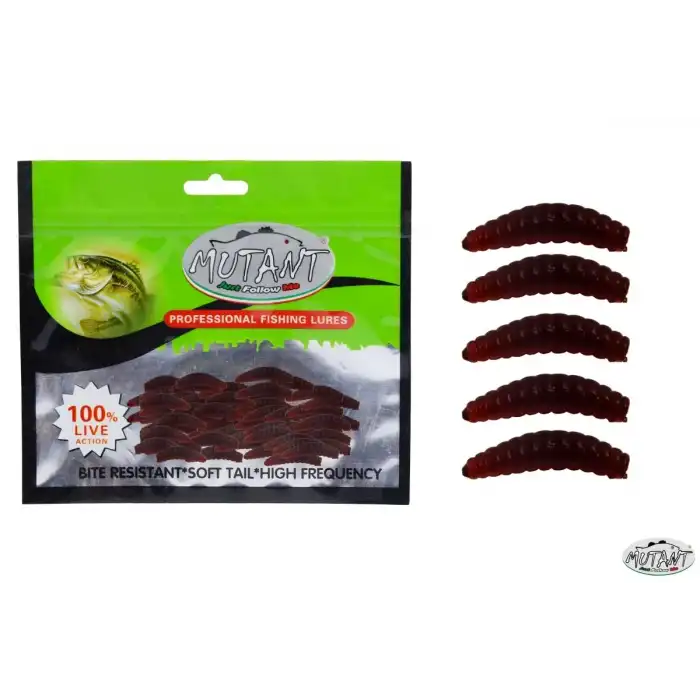 Mutant 3515 Miracle Aromalı Worm 2cm Silikon Suni Yem 30lu Paket 02