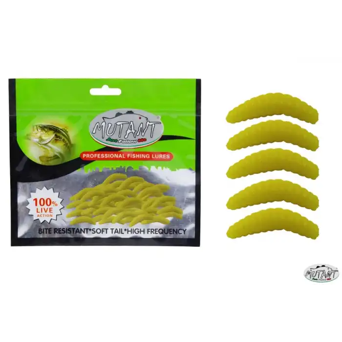 Mutant 3515 Miracle Aromalı Worm 2cm Silikon Suni Yem 30lu Paket 06