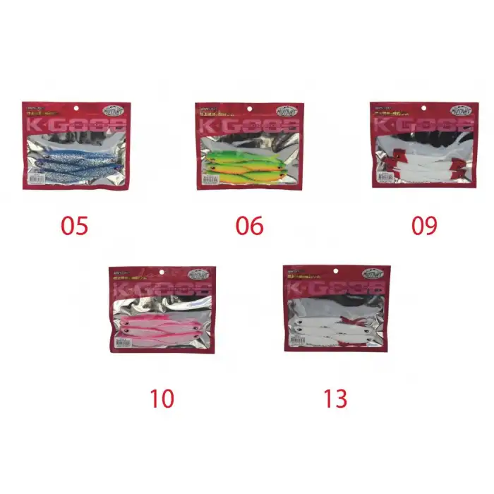 Mutant 3527 Grande Soft 12cm Levrek Silikonu Suni Yem 5li Paket 09