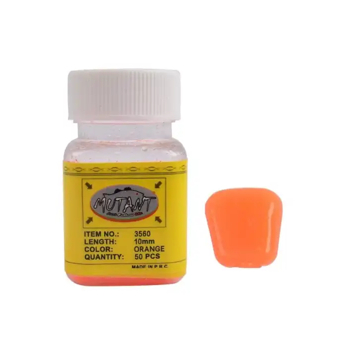 Mutant 3560 Silikon Pop Corn Aromalı Mısır 50li Kutu Sazan Yemi Turuncu