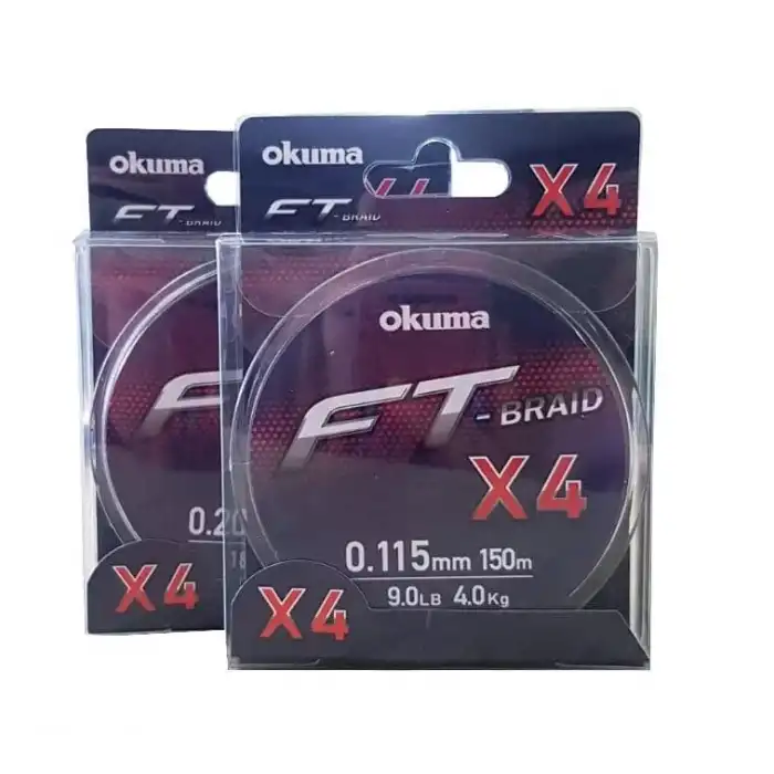 Okuma Ft-*4 Braided Line 150 mt Grey Örgü İp Okuma-0,235mm