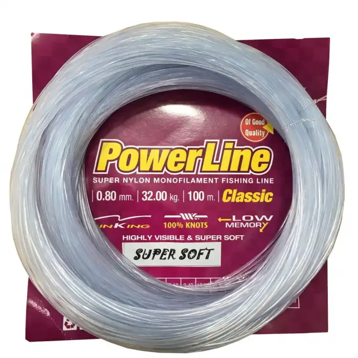 Powerline Classıc 100 m. Poşet Soft Misina 0,60 mm Power Lıne-Mavi