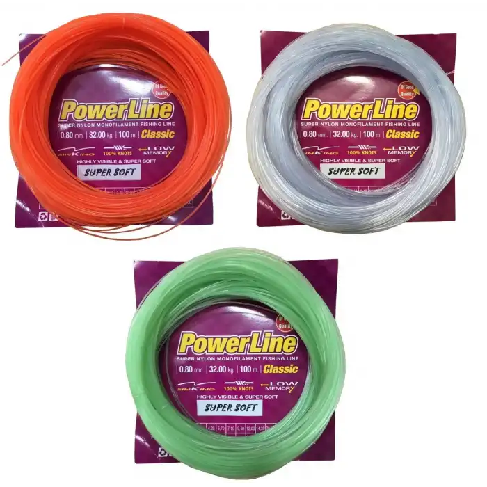 Powerline Classıc 100 m. Poşet Soft Misina 0,60 mm Power Lıne-Mavi