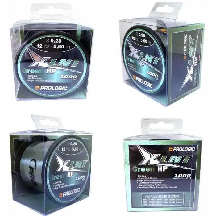 Prologic XLNT HP 1000M Green Misine Prologıc-0.43 mm 13.1 kg 30 lbs