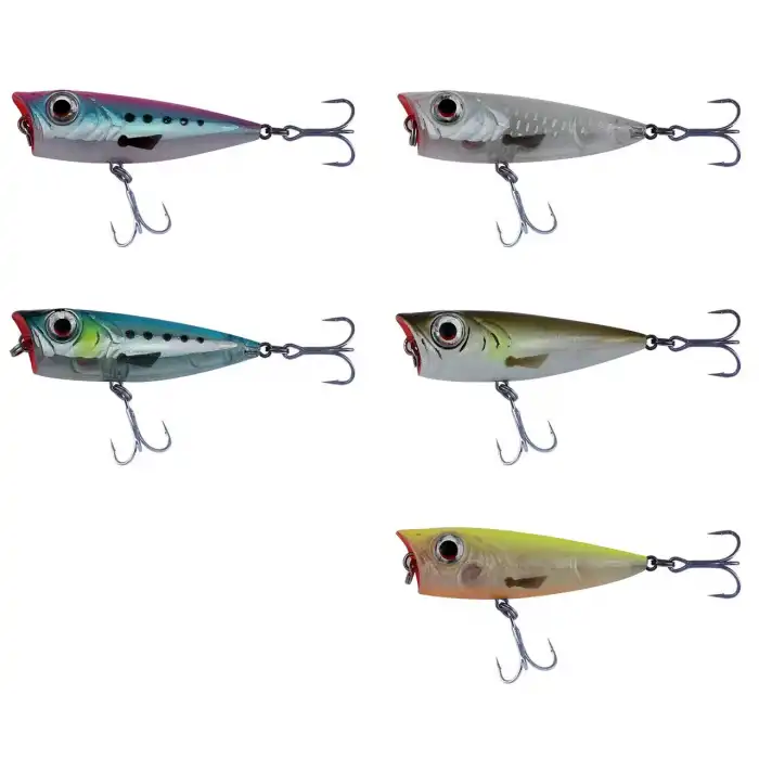 Savage gear 3D Minnow Pop Walker 43 3g Suni Yem Savage gear-03-White Flash