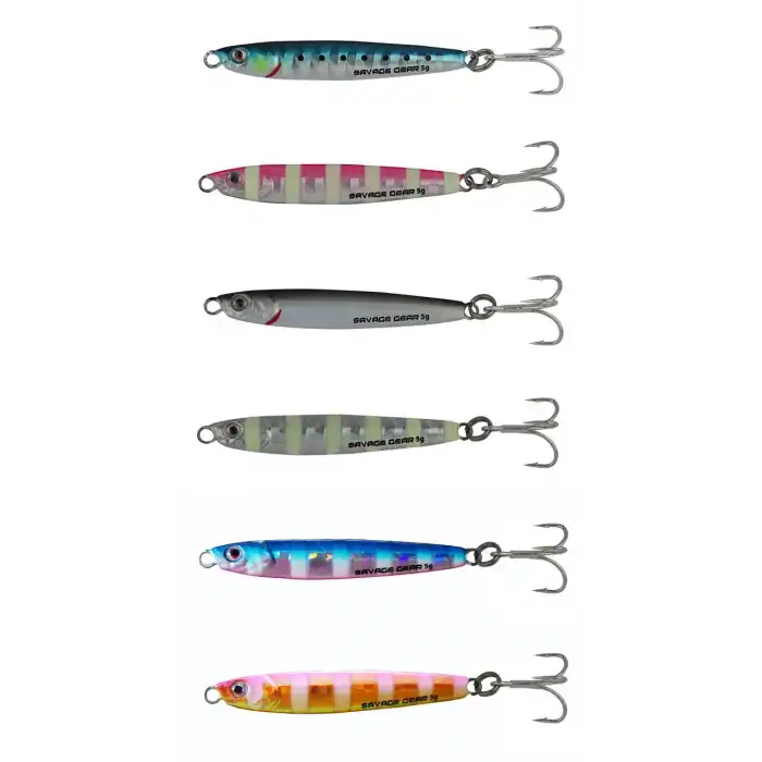 Savage gear 3D Slim Minnow 5 gr 4,6 cm Jig Suni Yem Savage gear-Glow Zebra