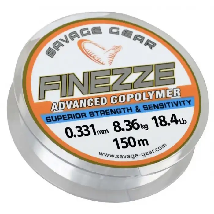 Savage gear Finezze Mono 150 mt Clear Misina Savage gear-0,165 mm