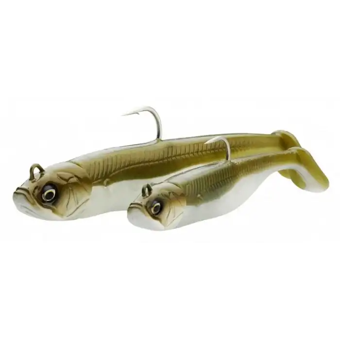 Savage Gear Savage Minnow 10 cm 20 gr 2+1 Savage gear-Khaki