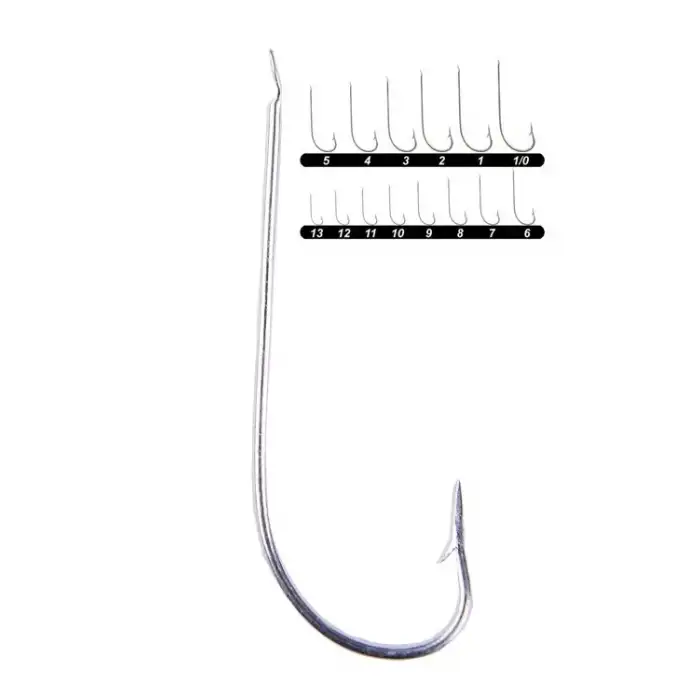 Youvella 1307 Palalı Çapraz Olta İğnesi 100lü Kutu Galvaniz 11