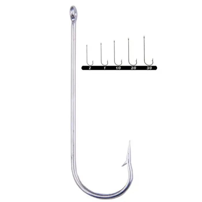 YOUVELLA 1362 UZUN PALA DELİKLİ LÜFER İĞNESİ 100LÜ KUTU GALVANİZ 4/0