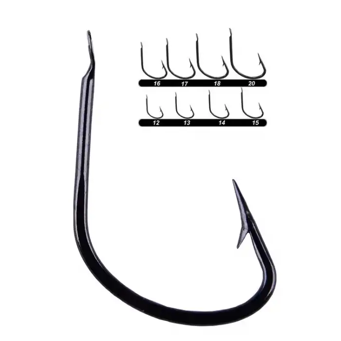 Youvella 1400 Sazan İğnesi Dövme 100lü Kutu Black Nikel 16