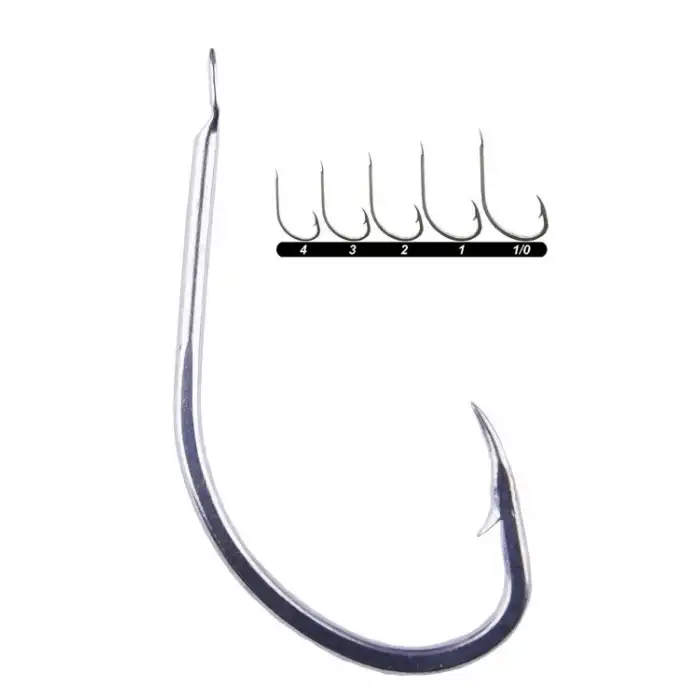 Youvella 1407 Kısa Pala Dövme Papağan Olta İğnesi 100lü Kutu Galvaniz 2