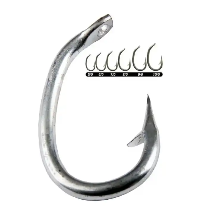 Youvella 77104 Orkinos İğnesi Delikli Düz Galvaniz 1 Adet 8/0